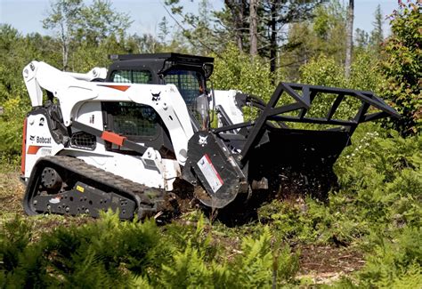 bobcat with forestry mulcher